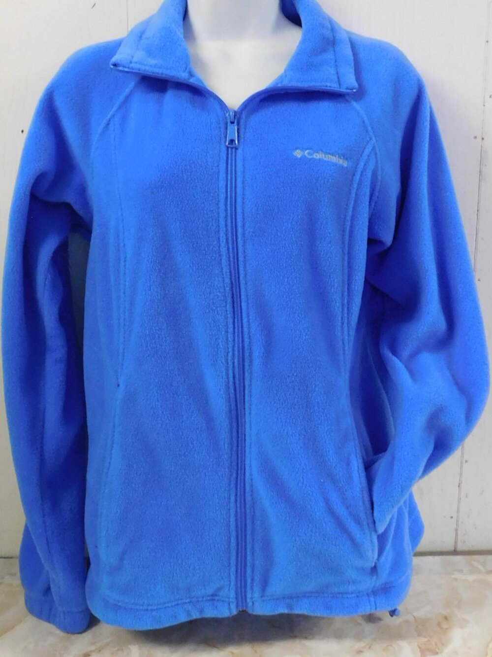 Women's Columbia Fleece Jacket in Blue sz M